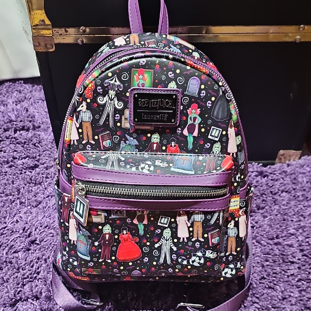 Loungefly Beetlejuice Mini Backpack